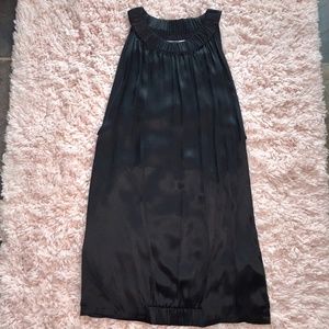 MM6 Maison Martin Margiela Black 100% Silk Tunic